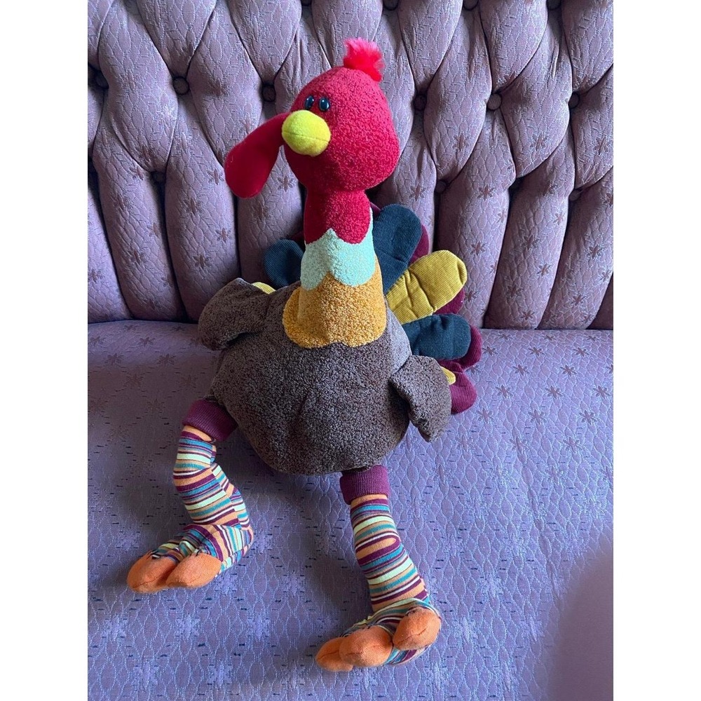 Gund Turk 88536 Plush Turkey Stuffed Animal Toy Thanksgiving Halloween
